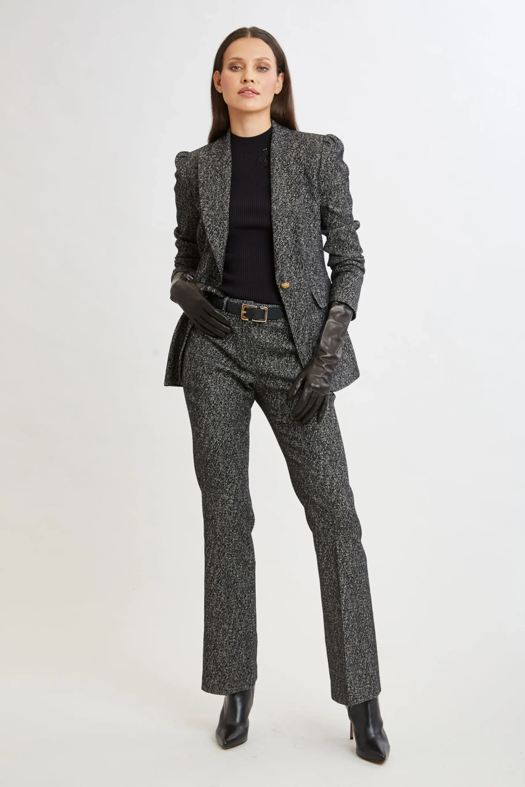 Elie Tahari Beaded Rib Sweater- Tops & Sweaters|Suiting