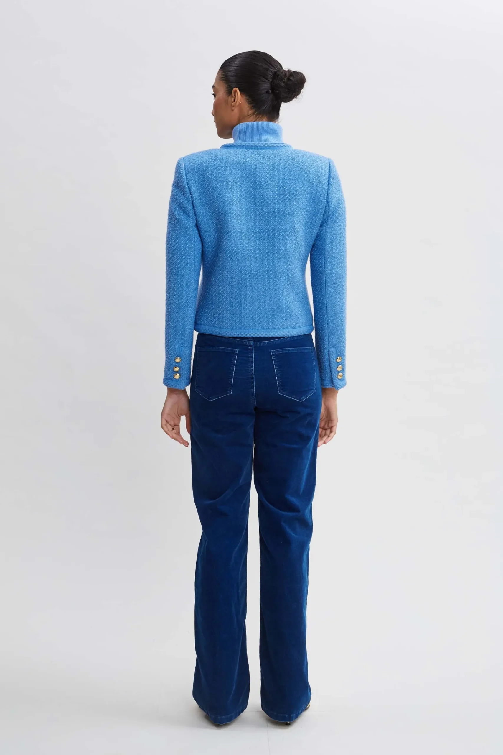 Elie Tahari Boucle Button Jacket- Jackets & Blazers