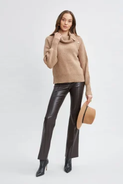 Elie Tahari Cashmere Button Sweater- Tops & Sweaters