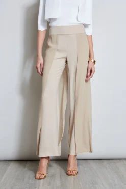 Elie Tahari Chiffon Panel Pant- Bottoms