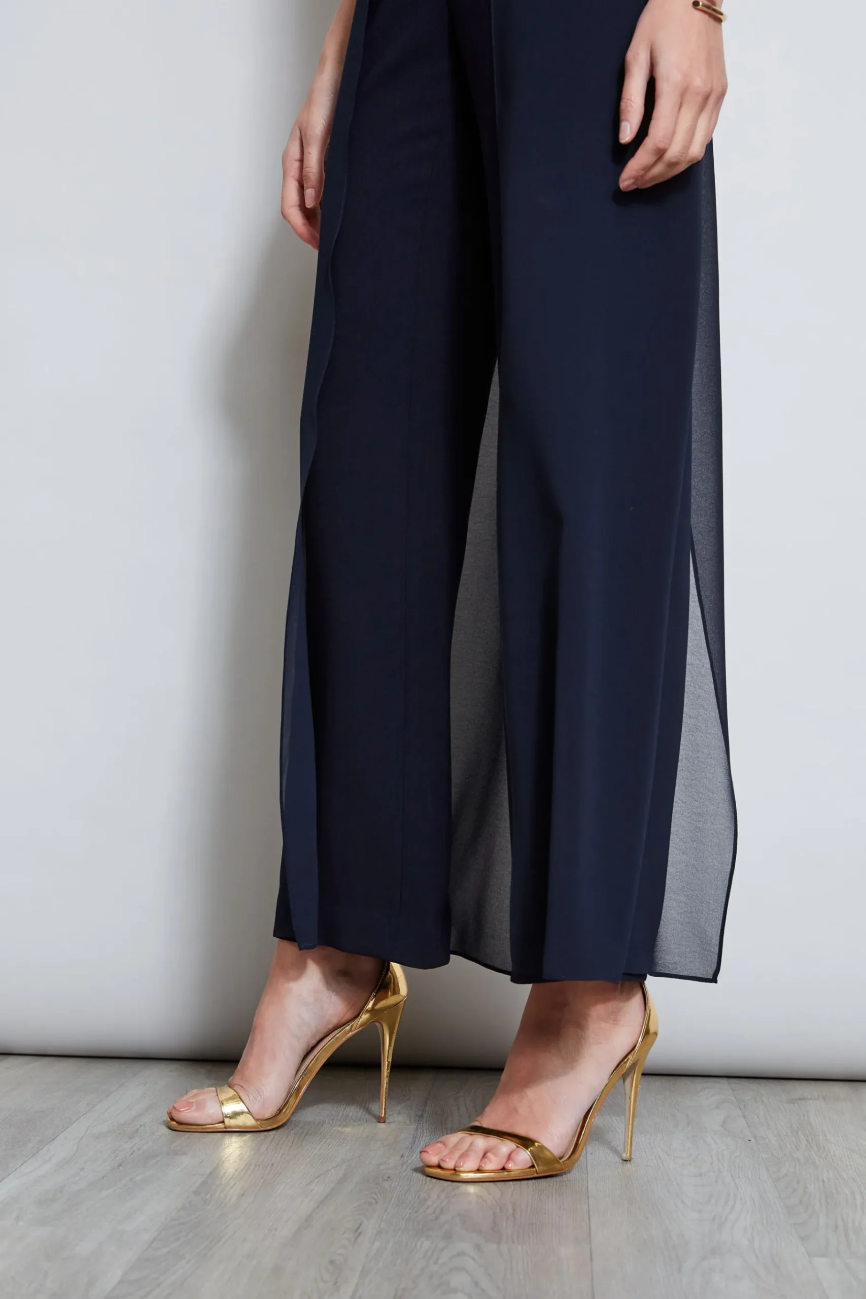 Elie Tahari Chiffon Panel Pant- Bottoms