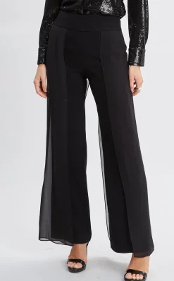 Elie Tahari Chiffon Panel Pant- Bottoms