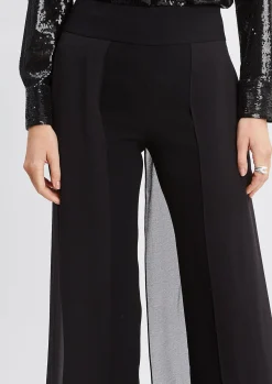 Elie Tahari Chiffon Panel Pant- Bottoms