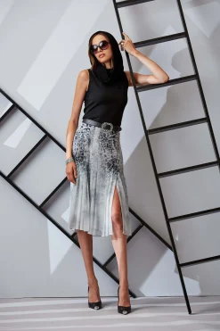 Elie Tahari Convertible Cowl Wool Sweater- Tops & Sweaters