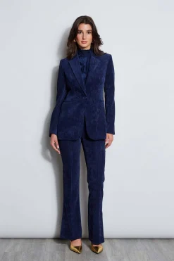 Elie Tahari Corduroy Fit & Flare Pant- Bottoms|Suiting