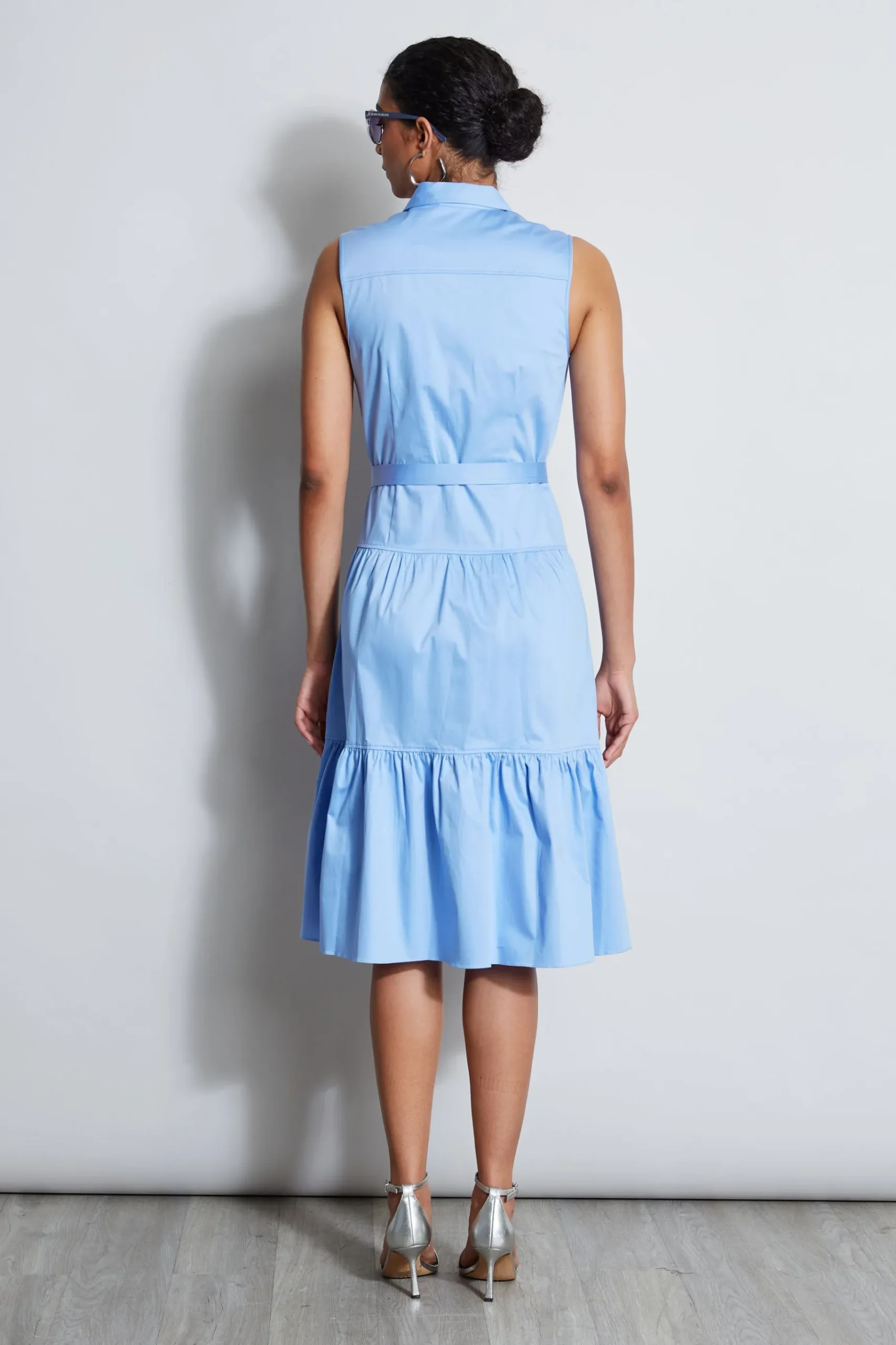 Elie Tahari Cotton Utility Dress- Dresses & Jumpsuits|Sleeveless Dresses