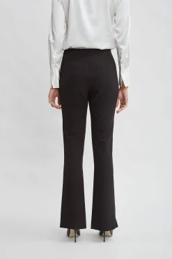 Elie Tahari Crepe Seam Slit Flare Pant- Bottoms|Suiting