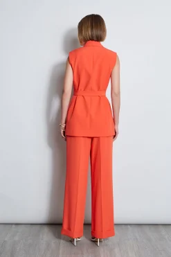 Elie Tahari Crepe Vest- Jackets & Blazers