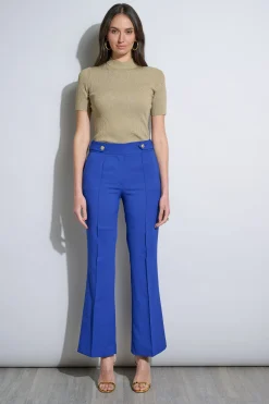 Elie Tahari Crest Button Pant- Bottoms