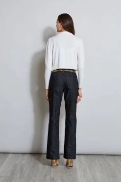 Elie Tahari Denim Cargo Pant- Bottoms