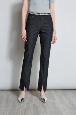 Elie Tahari Denim Slit Front Jeans- Bottoms