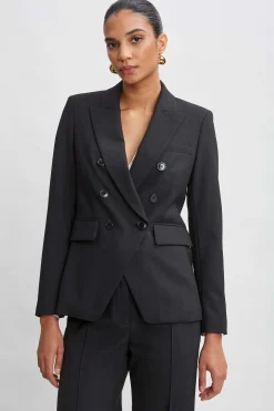 Elie Tahari Double Breasted Blazer- Jackets & Blazers|Suiting
