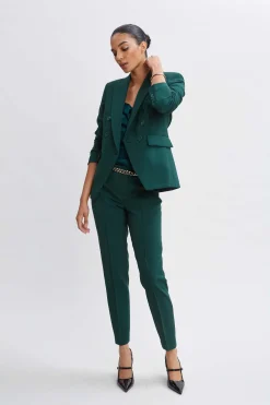 Elie Tahari Double Breasted Blazer- Jackets & Blazers|Suiting
