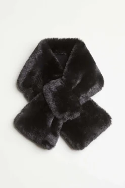Elie Tahari Faux Fur Pull Through Scarf- Fragrance|Gloves