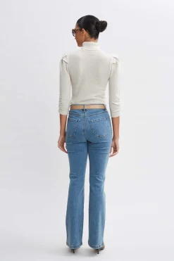 Elie Tahari Fit & Flare Jeans- Bottoms