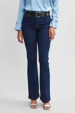 Elie Tahari Fit & Flare Jeans- Bottoms