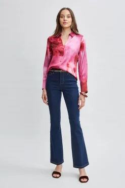 Elie Tahari Fit & Flare Jeans- Bottoms