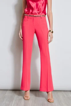 Elie Tahari Fit & Flare Slit Pant- Bottoms