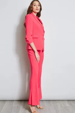 Elie Tahari Fit & Flare Slit Pant- Bottoms