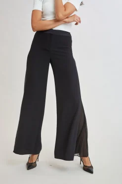 Elie Tahari Fluid Side Pleated Pant- Bottoms