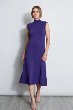 Elie Tahari Knit Midi Dress- Dresses & Jumpsuits|Sleeveless Dresses