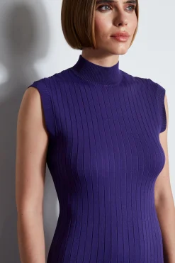 Elie Tahari Knit Midi Dress- Dresses & Jumpsuits|Sleeveless Dresses