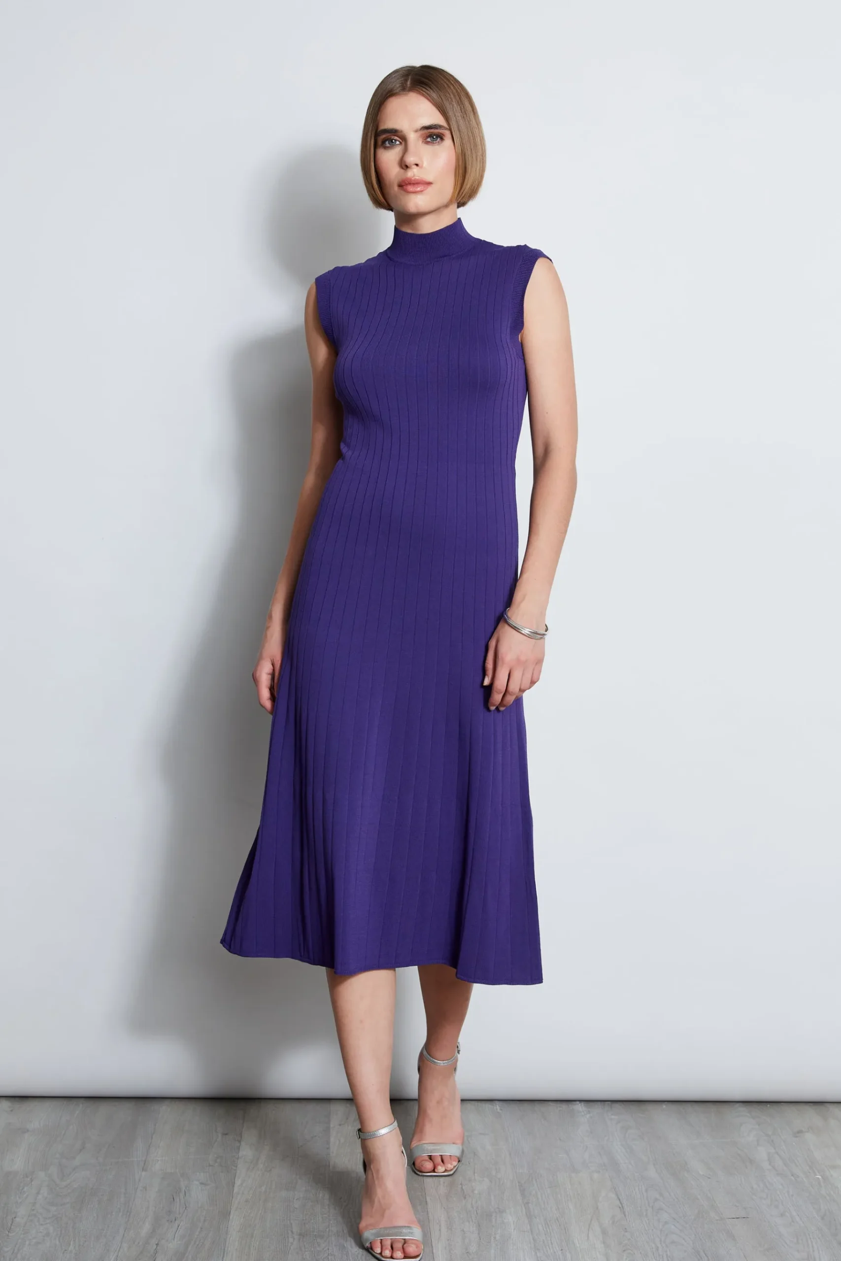 Elie Tahari Knit Midi Dress- Dresses & Jumpsuits|Sleeveless Dresses
