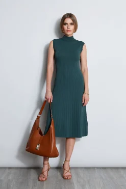 Elie Tahari Knit Midi Dress- Dresses & Jumpsuits|Sleeveless Dresses