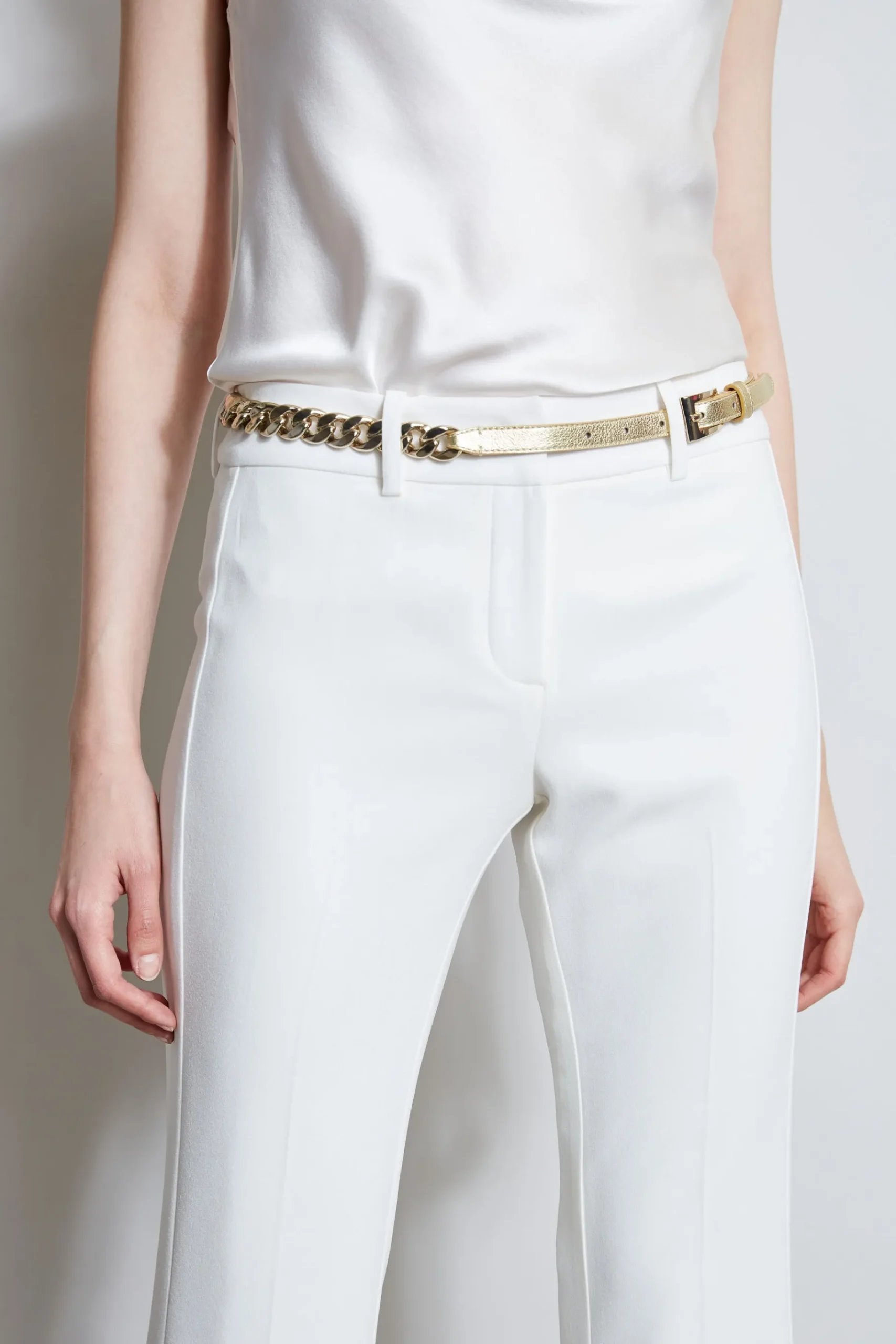 Elie Tahari Metallic Chain Belt- Fragrance|Gloves