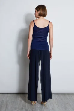 Elie Tahari Metallic Knit Cami- Tops & Sweaters