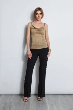Elie Tahari Metallic Knit Cami- Tops & Sweaters