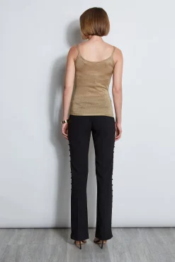 Elie Tahari Metallic Knit Cami- Tops & Sweaters