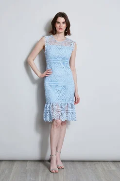 Elie Tahari Mosaic Lace Dress- Dresses & Jumpsuits|Sleeveless Dresses