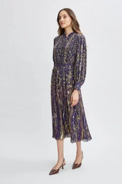 Elie Tahari Paisley Midi Dress- Dresses & Jumpsuits