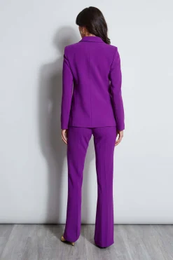 Elie Tahari Panel Single Button Blazer- Jackets & Blazers|Suiting