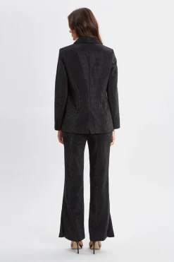 Elie Tahari Rhinestone Embellished Blazer- Jackets & Blazers|Suiting
