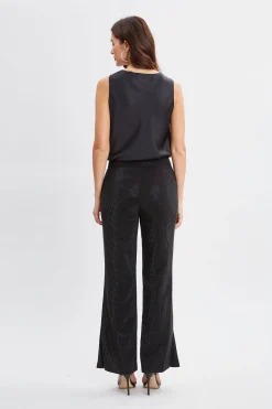 Elie Tahari Rhinestone Embellished Pants- Bottoms|Suiting