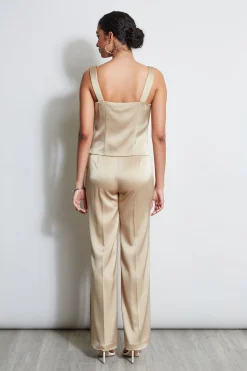 Elie Tahari Satin Cowl Cami- Tops & Sweaters