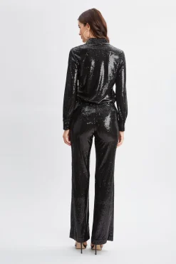 Elie Tahari Sequin Pant- Bottoms