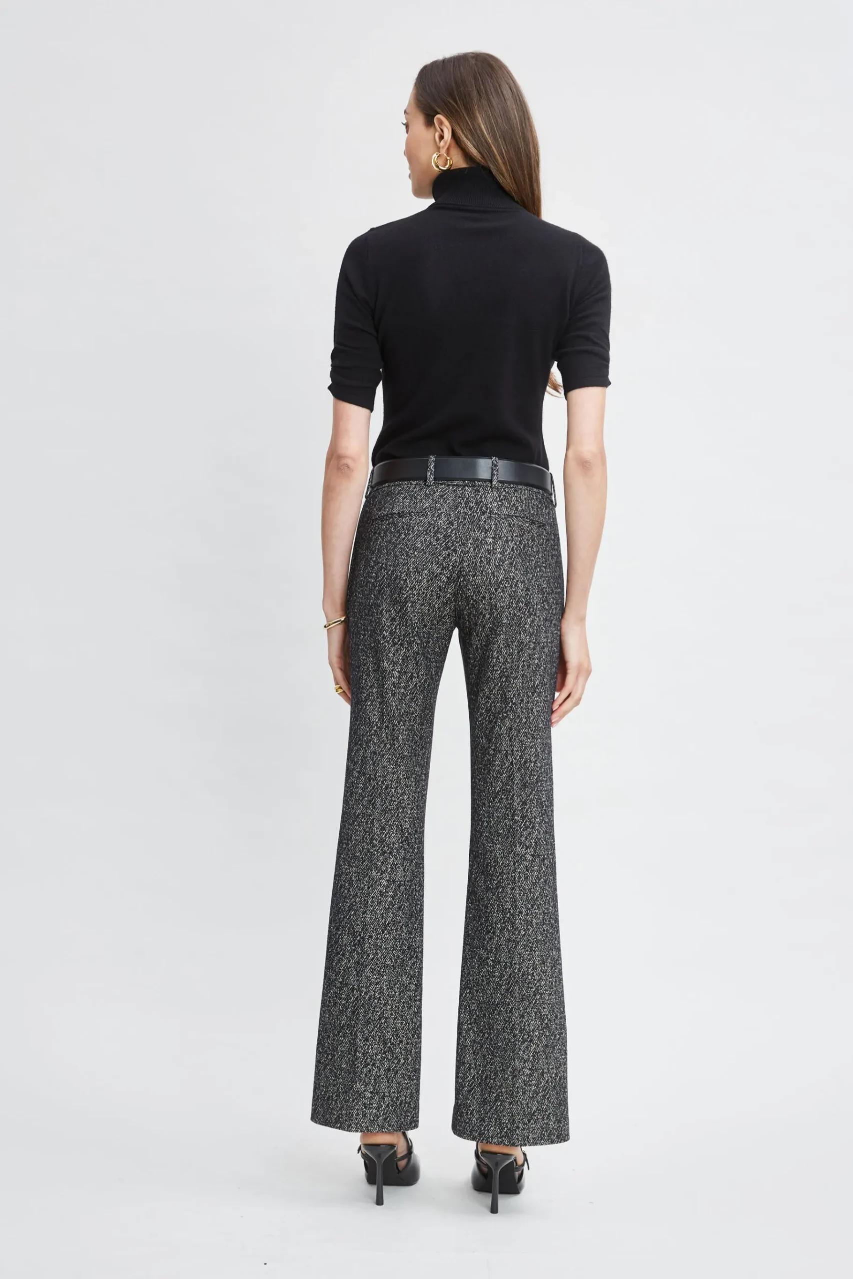 Elie Tahari Short Sleeve Cashmere Wool Sweater- Tops & Sweaters