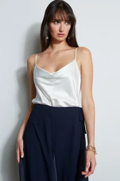 Elie Tahari Silk Satin Cami- Tops & Sweaters
