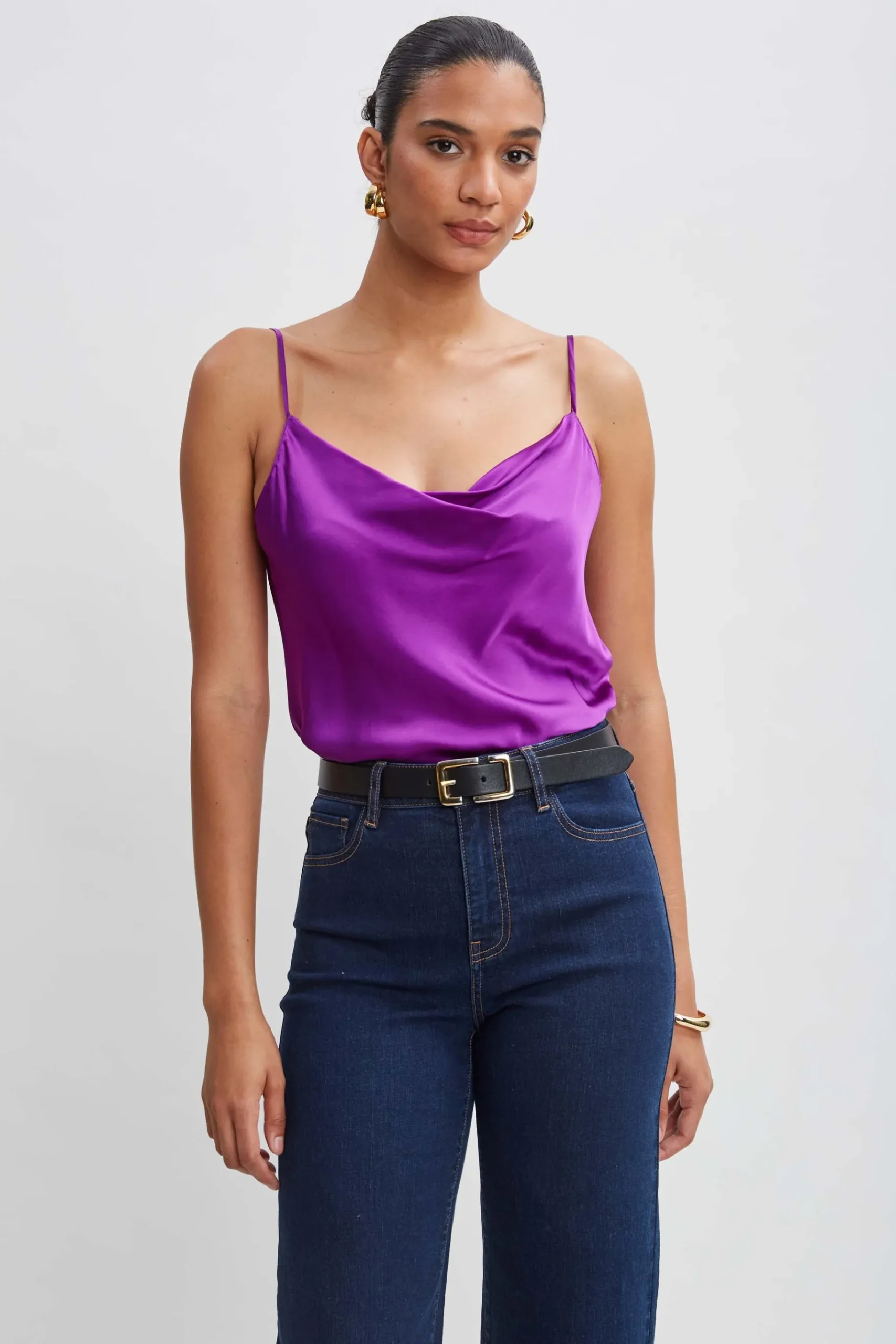 Elie Tahari Silk Satin Cami- Tops & Sweaters