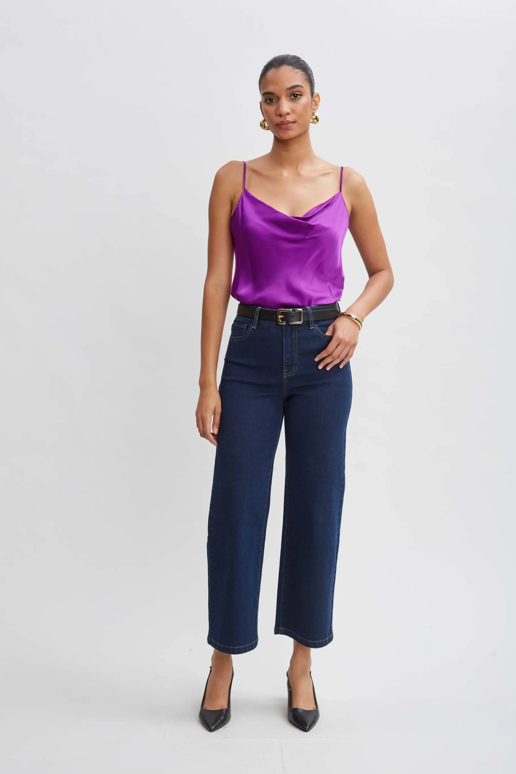 Elie Tahari Silk Satin Cami- Tops & Sweaters