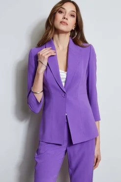 Elie Tahari Single Breasted Dart Blazer- Jackets & Blazers
