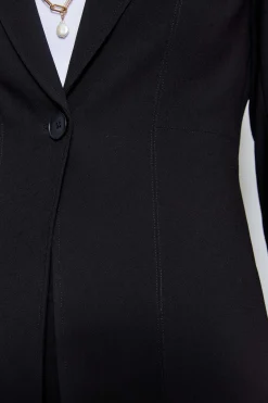 Elie Tahari Single Breasted Dart Blazer- Jackets & Blazers