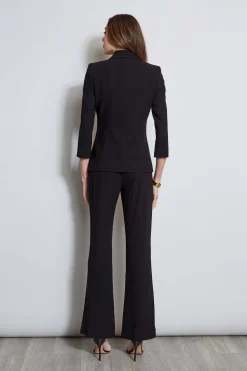 Elie Tahari Single Breasted Dart Blazer- Jackets & Blazers