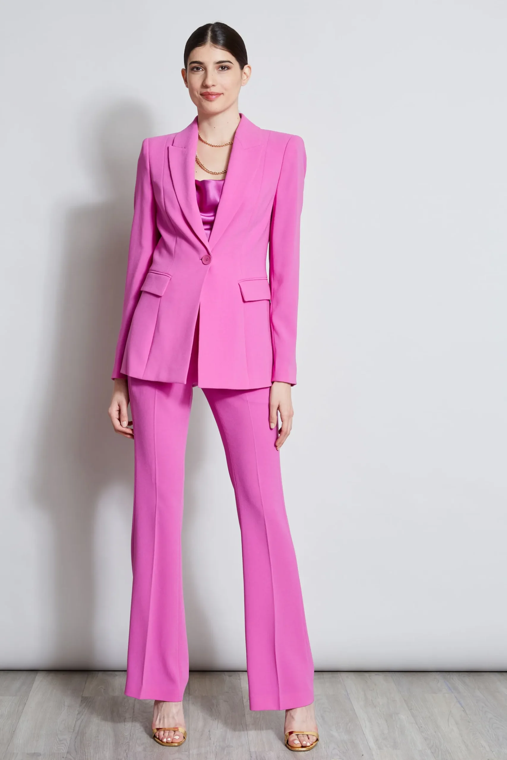 Elie Tahari Single Button Blazer- Jackets & Blazers