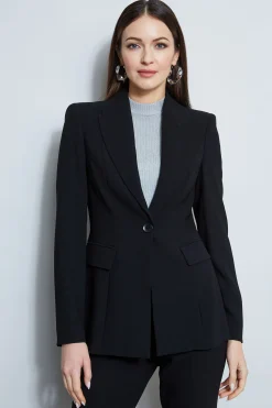 Elie Tahari Single Button Blazer- Jackets & Blazers