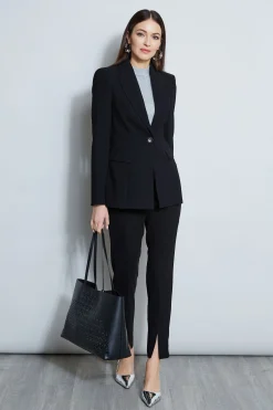 Elie Tahari Single Button Blazer- Jackets & Blazers