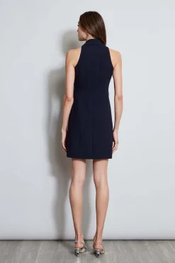 Elie Tahari Sleeveless Double Breasted Blazer Dress- Dresses & Jumpsuits|Sleeveless Dresses